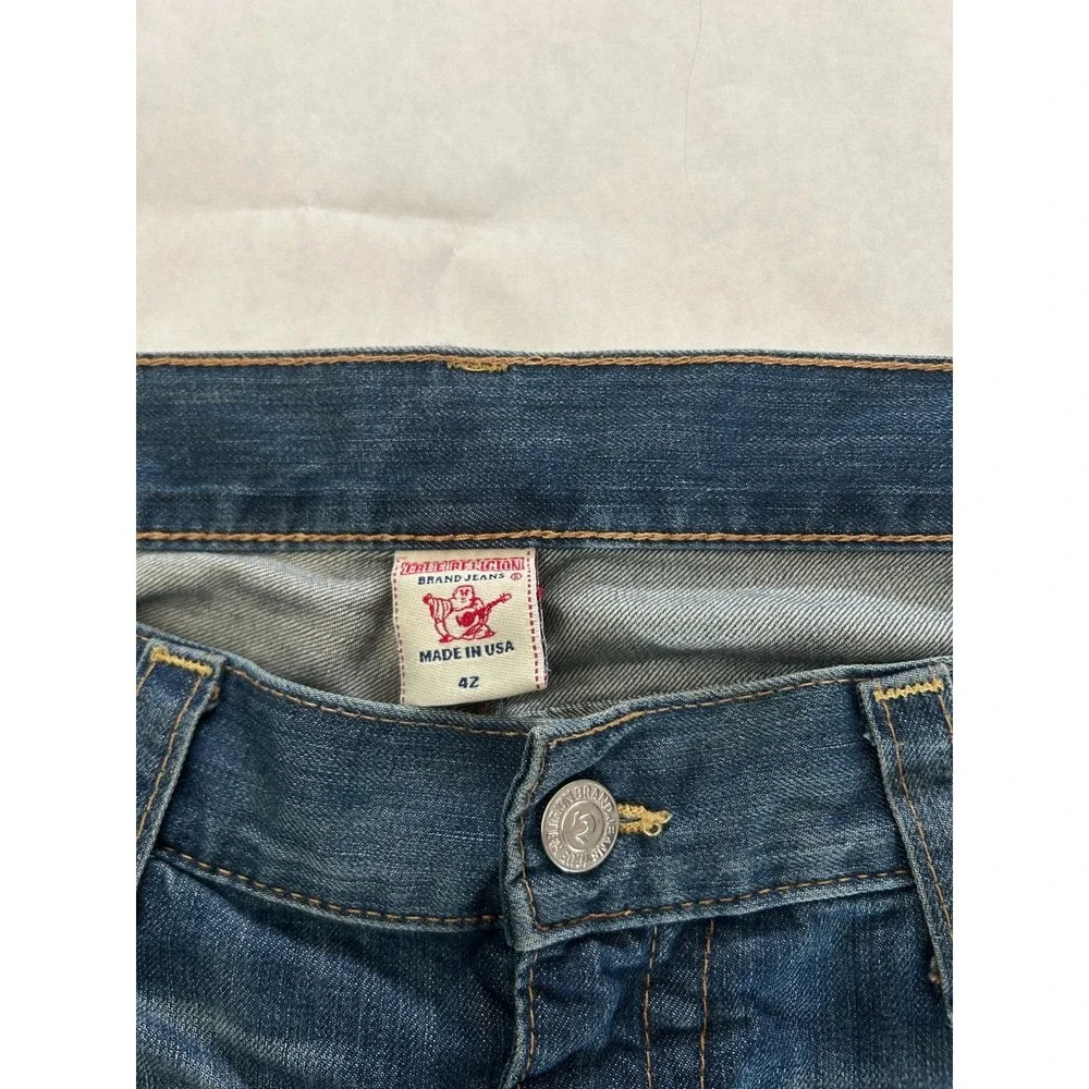 True Religion Mens Ricky Made In Usa Jeans Denim‎ size 42 EUC